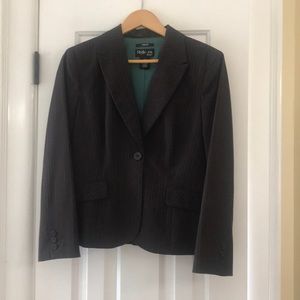 Brown pinstripe jacket